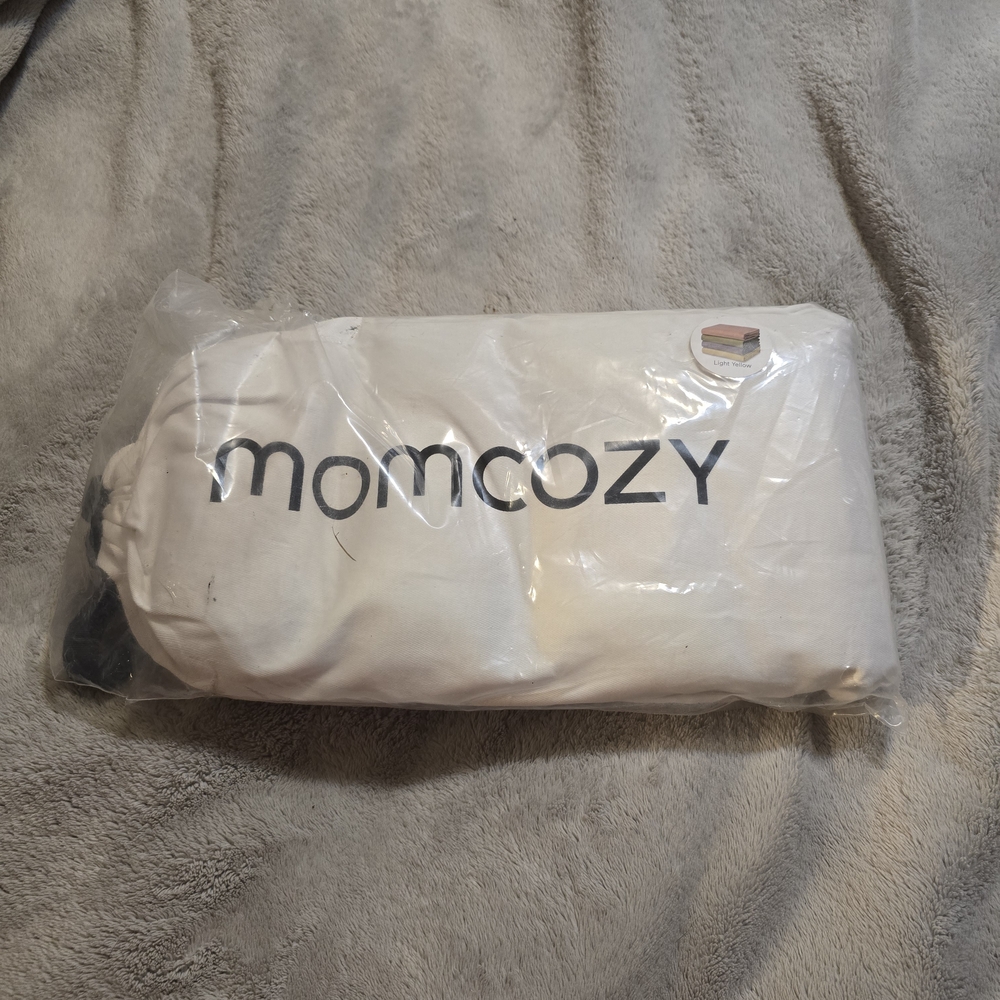 Momcozy Baby Muslin Swaddle Blanket Set - Purple, Green, Yellow, Tan - Picture 2 of 4